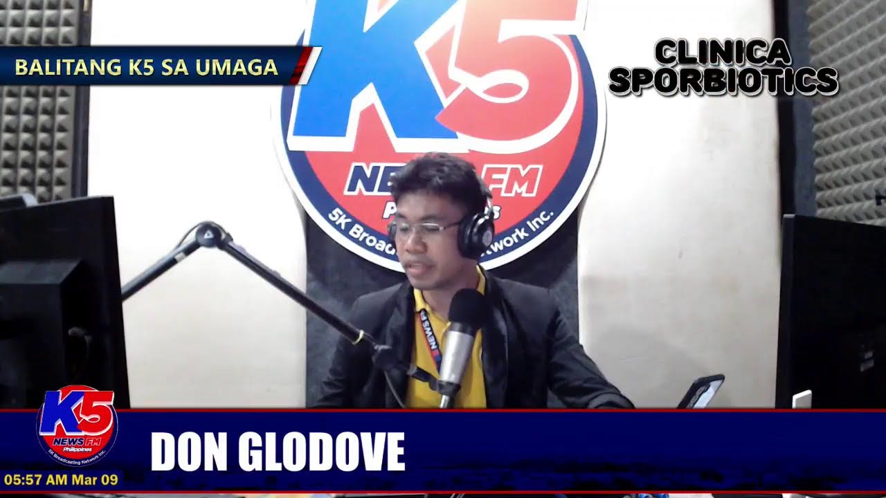 K5 News FM Bayawan Digital News Live Stream | Balitang K5 Sa Umaga hosted by with K5 Don Glodove