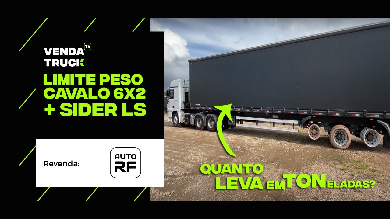 LIMITE DE PESO E MEDIDA CONJUNTO CAVALO 6X2 E CARRETA LS │ DICA │ AUTO RF │ CURITIBA PR