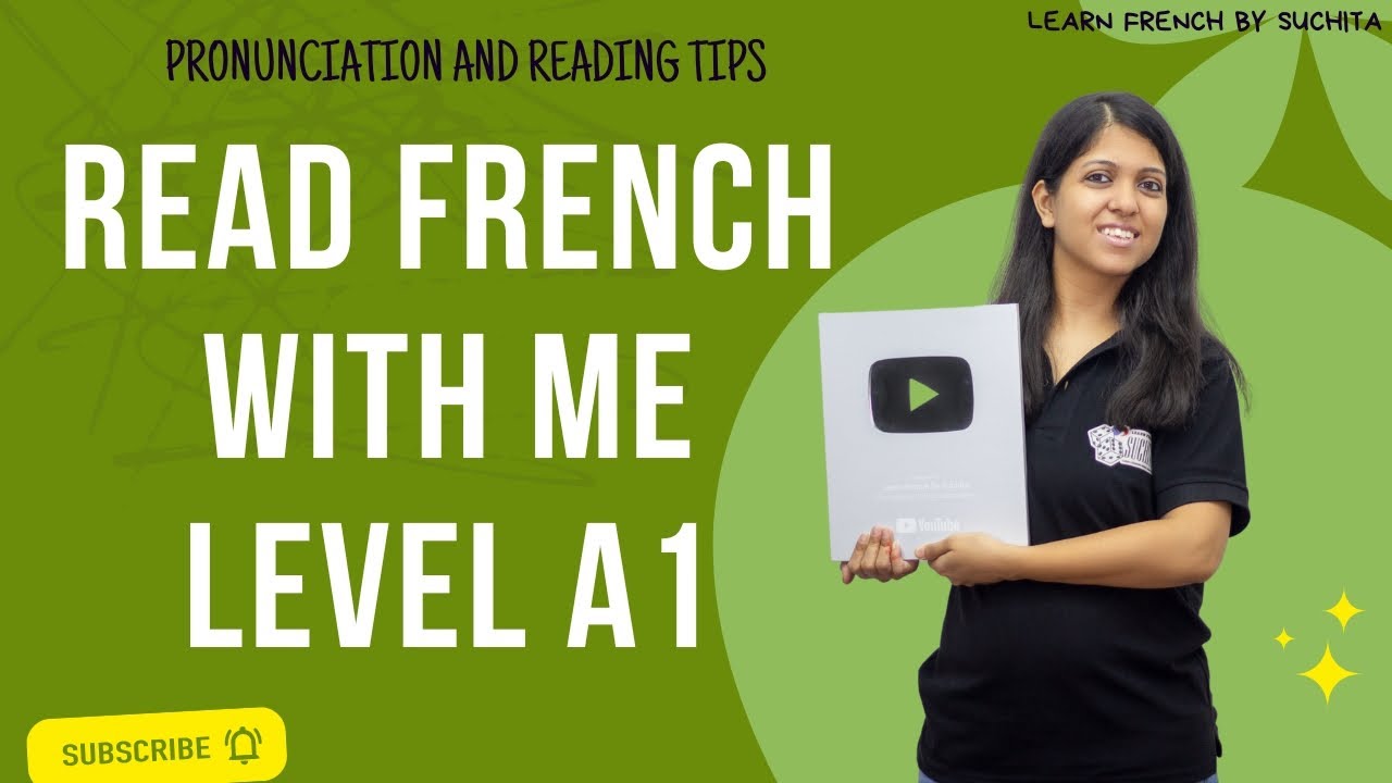 French phonetics | Read French with me - A1 Level | TEF Canada | By Suchita | +91-8920060461