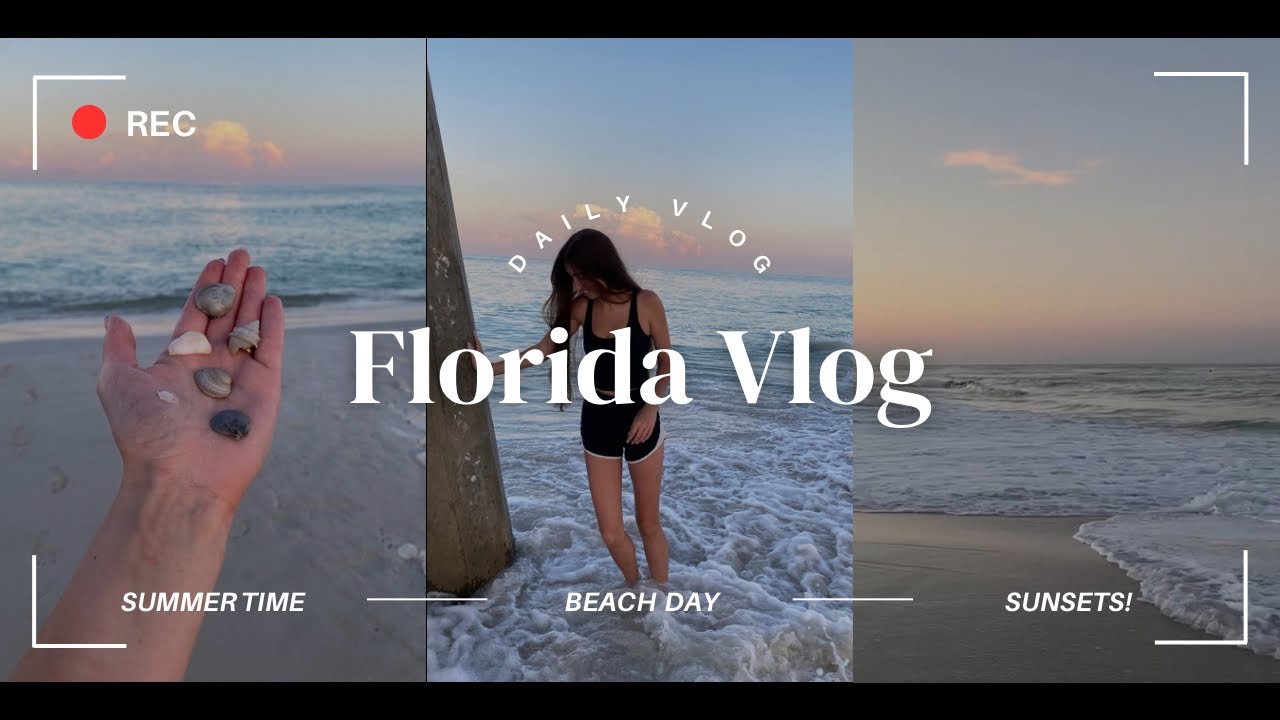 FLORIDA VLOG! | Panama city Beach, Shopping, Coffee, Food, Fun