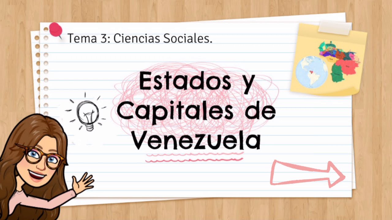 🔸Estados y Capitales de Venezuela.
