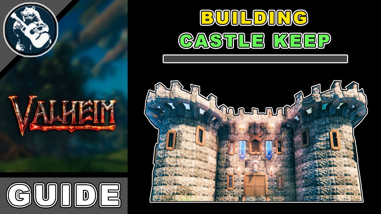 Best Large House Design Tutorial | How to Build a Stone Castle in Valheim | Base Building Guide