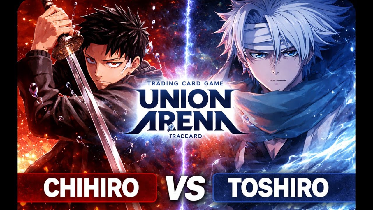 Red chihiro vs Green Toshiro Union Arena Game Play