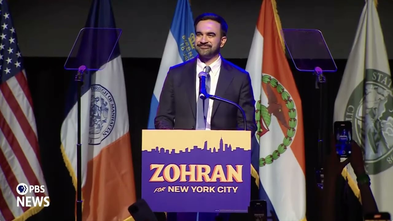 FULL: Zohran Mamdani elected mayor of NYC, speaks to supporters