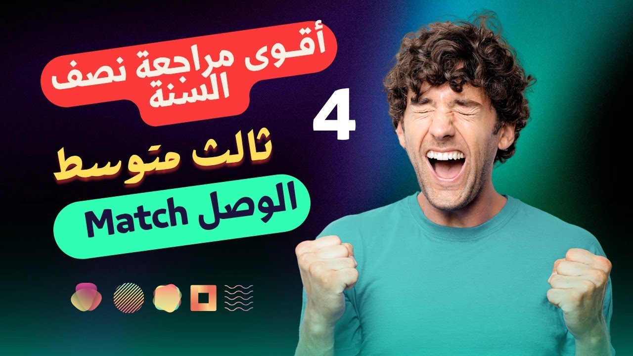 #مراجعة_نصف_السنة م ( 4 ) #انكليزي_ثالث_متوسط كل الوصل 