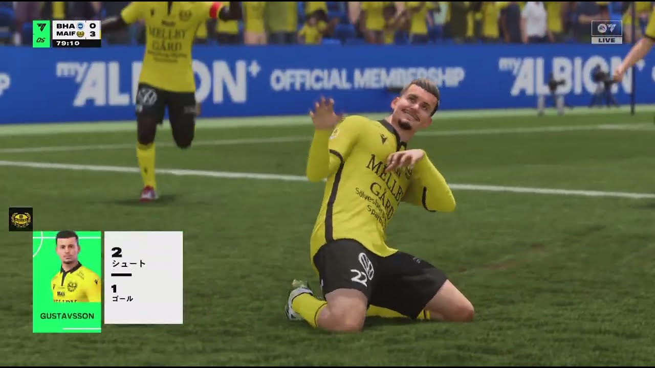 FC26ハイライト ミャルビー AIF vs ブライトン 2026年2月25日 highlight Mjallby AIF vs Brighton