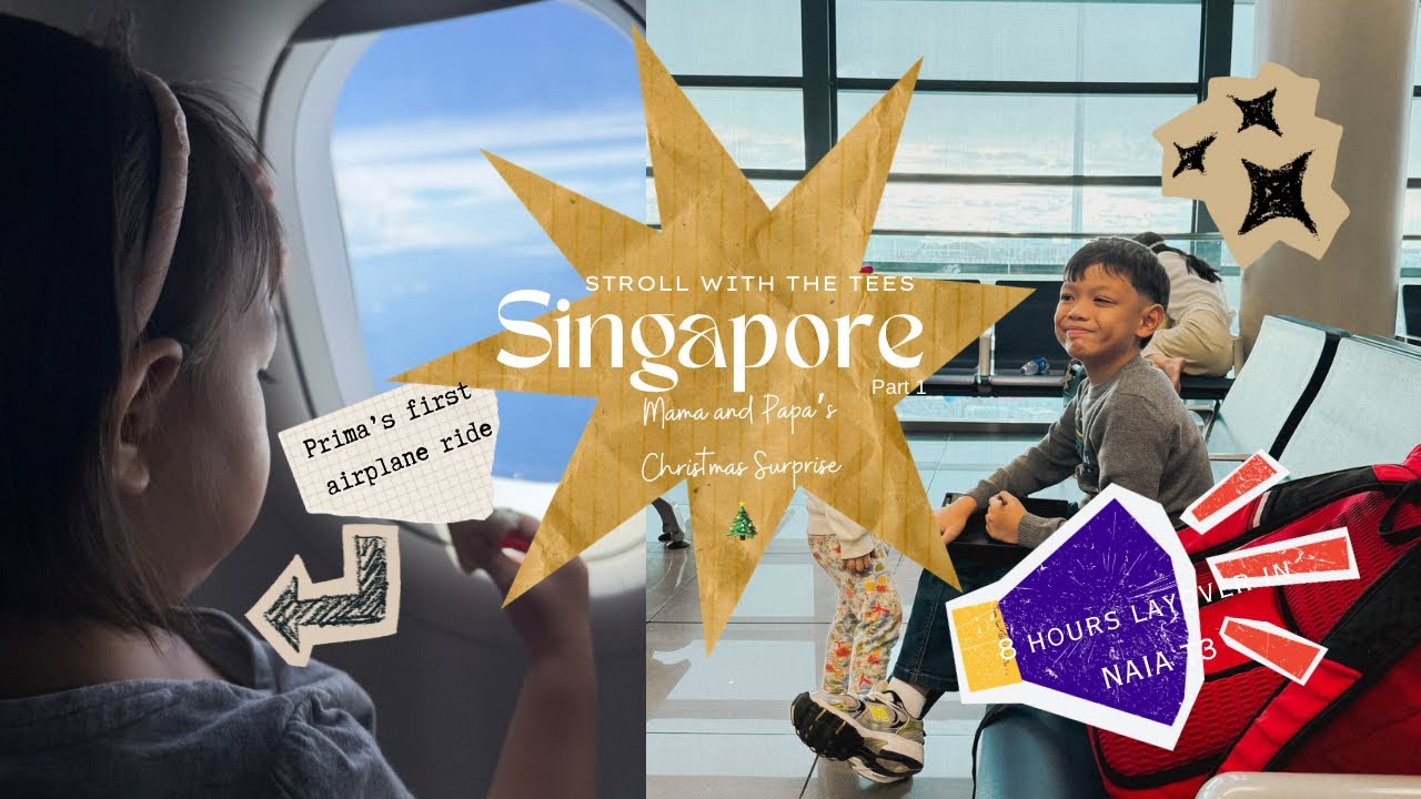 We Surprised Our Kids with a Christmas Trip to Singapore! 🎄✈️ (Part 1)