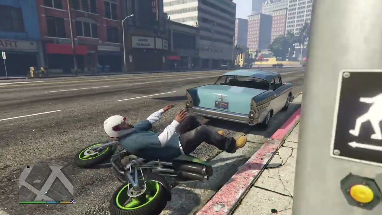Grand Theft Auto V out on the town