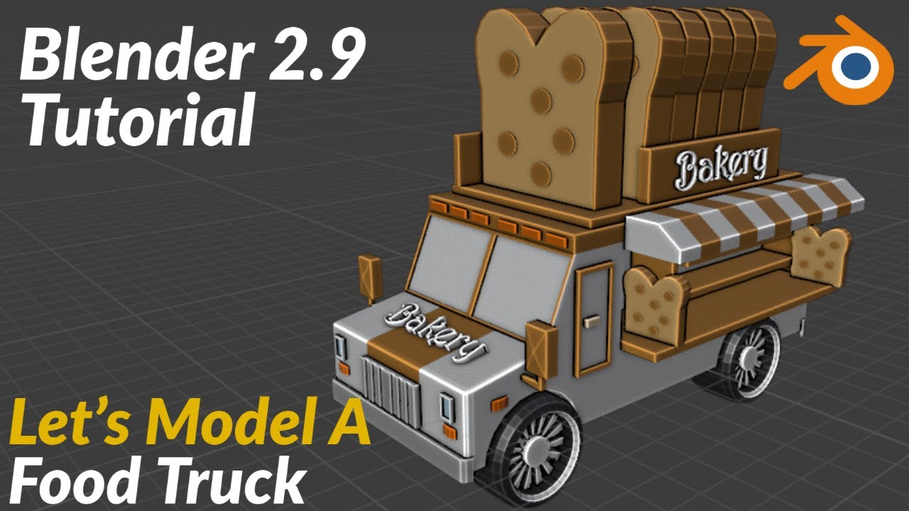 Let's Model a Low Poly Food Truck In Blender 2.91 | Blender Tutorial हिंदीاردو