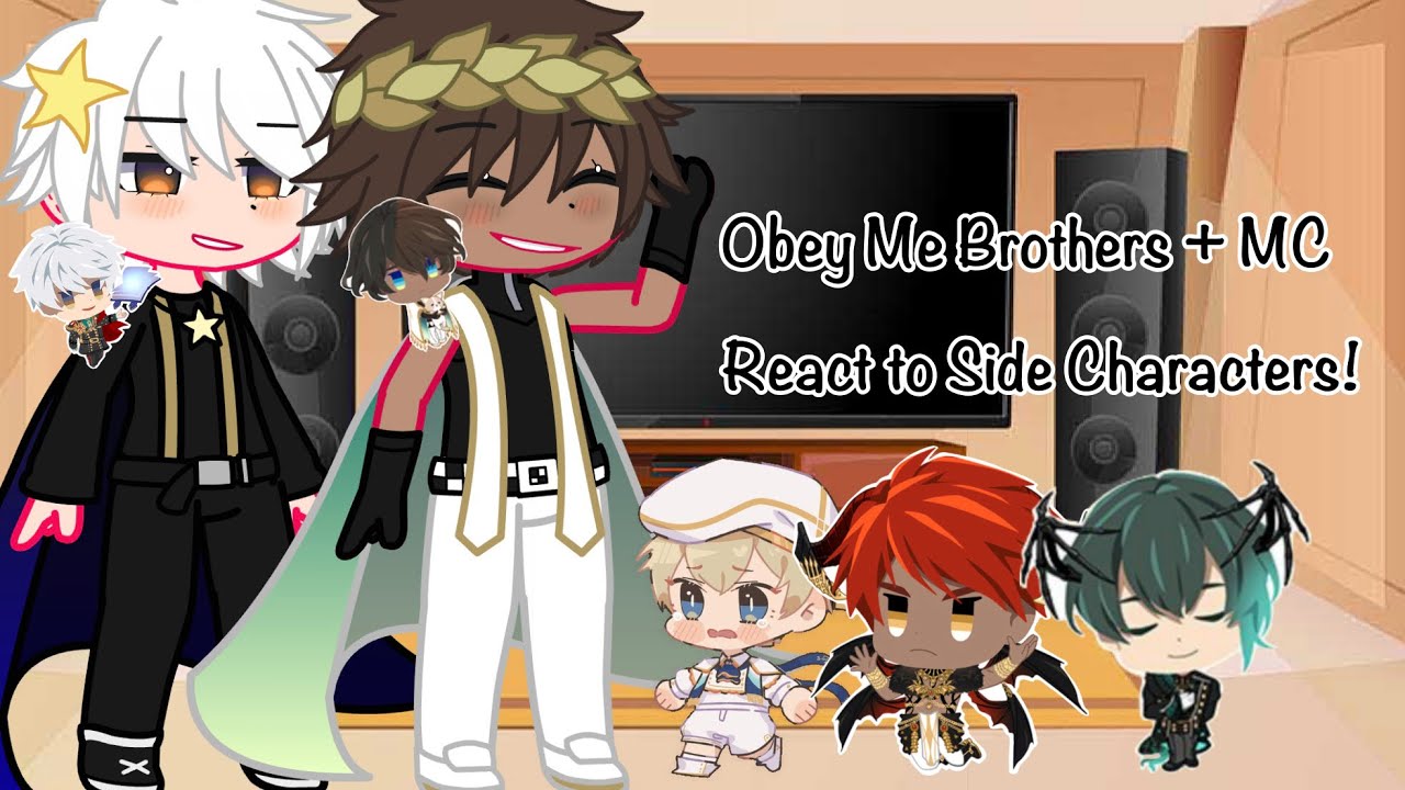 Obey Me Brothers + MC React to Side Charatcers! | Gacha Club | REUPLOADED | Credits in Vid