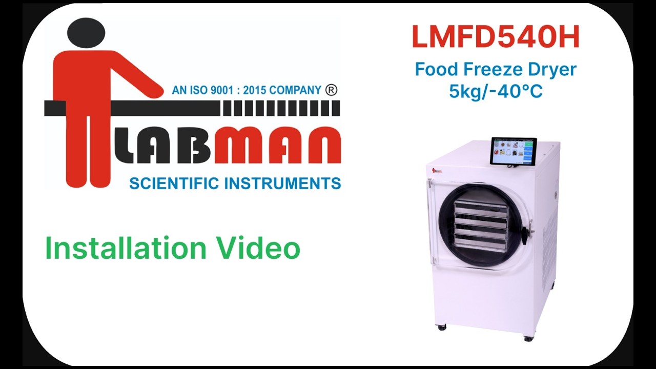 LMFD540H - Installation Video of Food Freeze Dryer