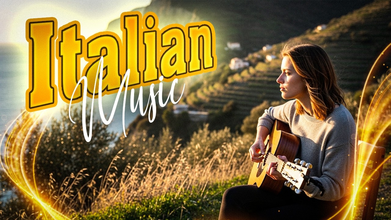 🎶 Italian Guitar Music for Relaxation 🎶 3+ Hours Scenic Italy Ambience