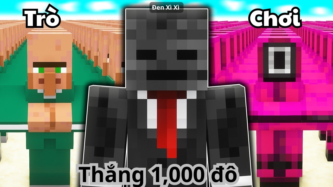 Tôi Đã Tổ Chức Squid Game Trong Minecraft Người Thắng Sẽ Nhận 1000 Đô