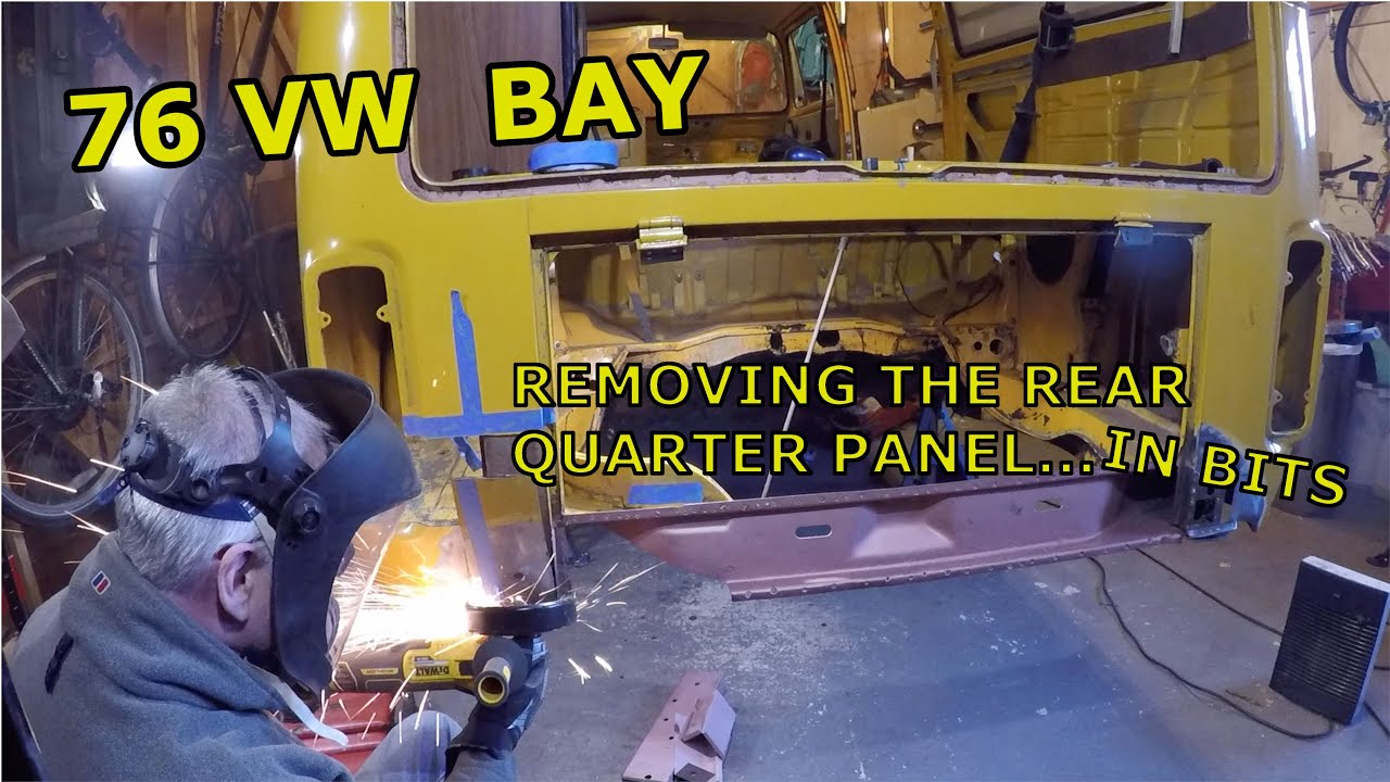 Episode 2 - Cutting away the Rear Quater Panel on my 1976 VW Bay Window Camper