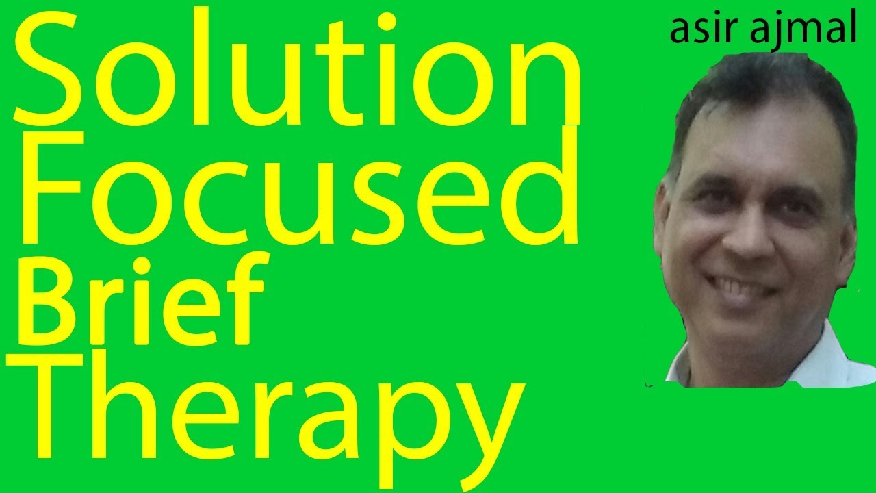Psychotherapy Lecture | Solution Focused Brief Therapy | Clinical Psychology in Urdu Hindi