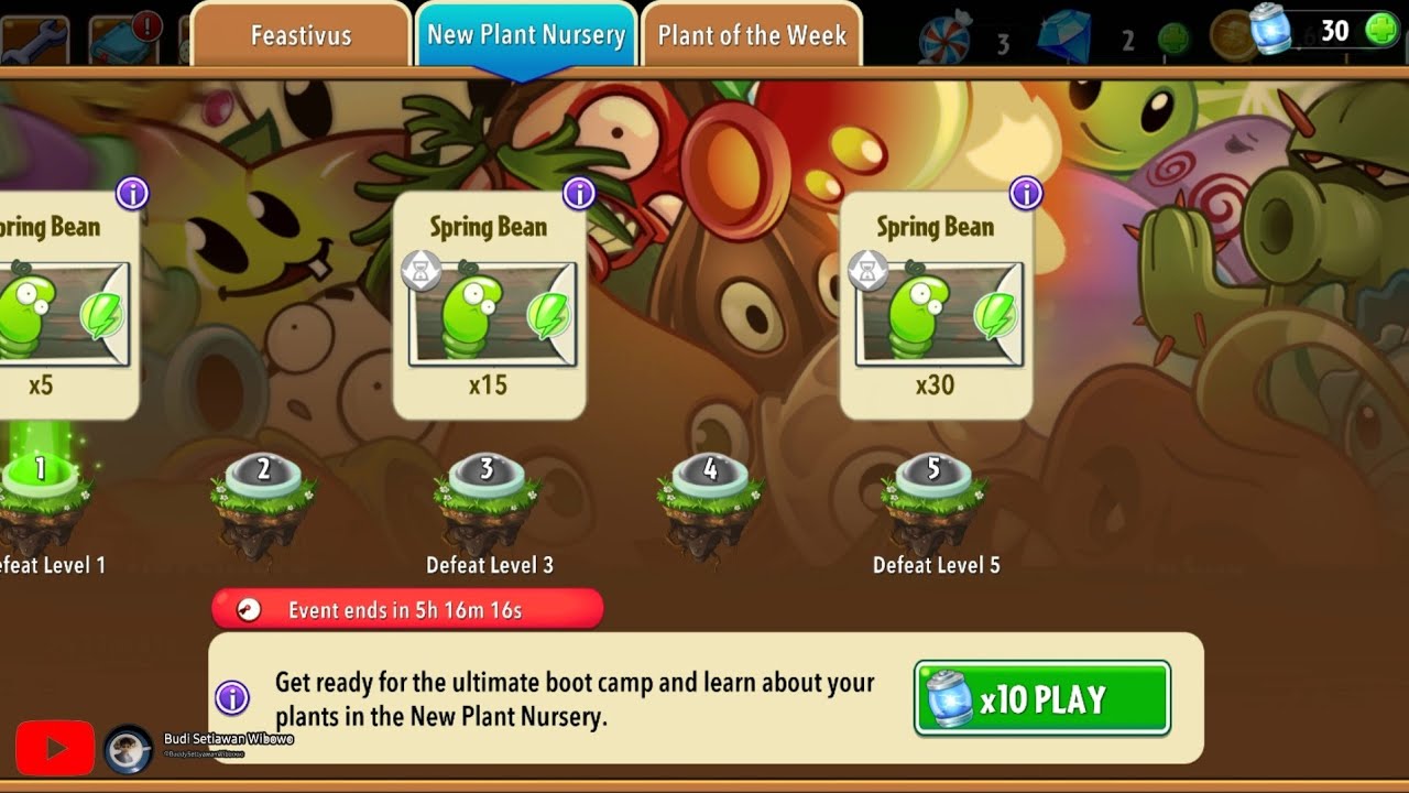 Eps.SPRING BEAN (Pelontar) - Plants Vs Zombie 2