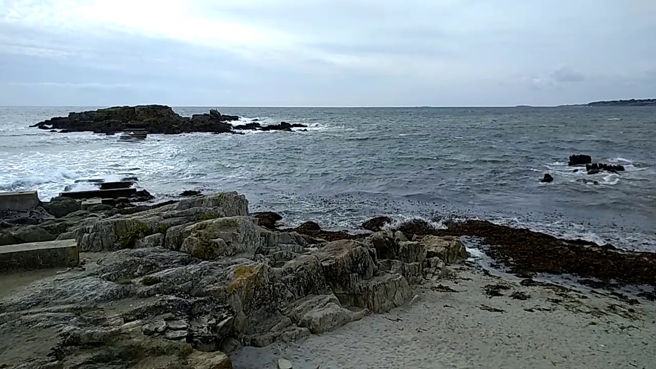 Plage de Tr&eacute;nez &agrave; Mo&euml;lan sur Mer