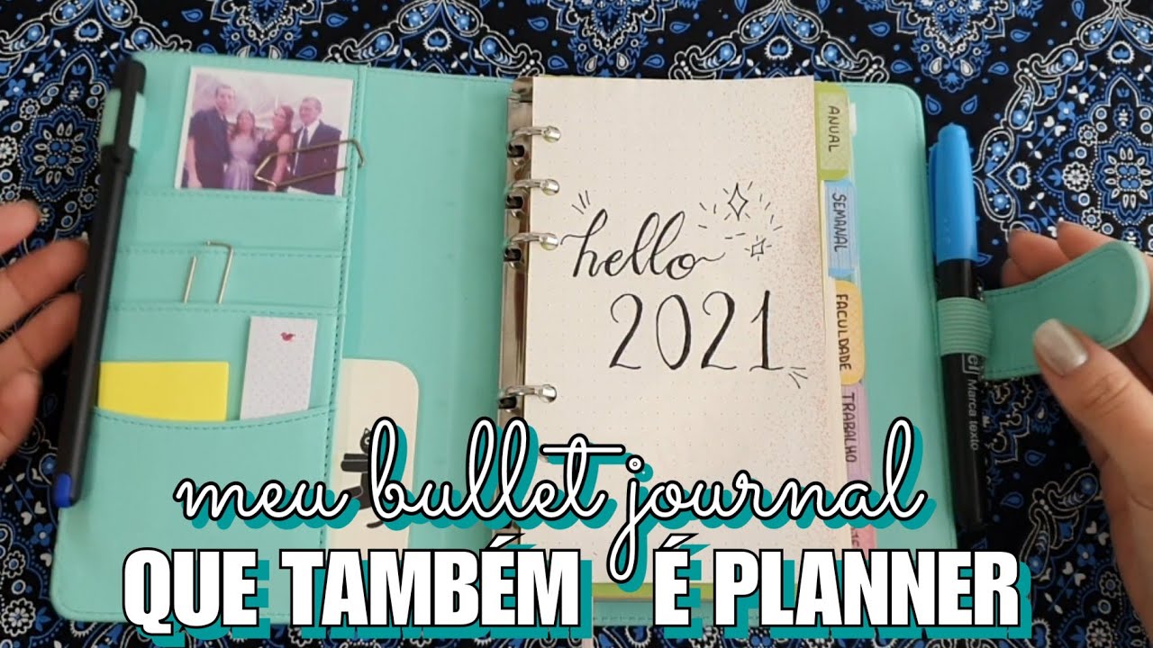 Como fazer bullet journal e planner juntos