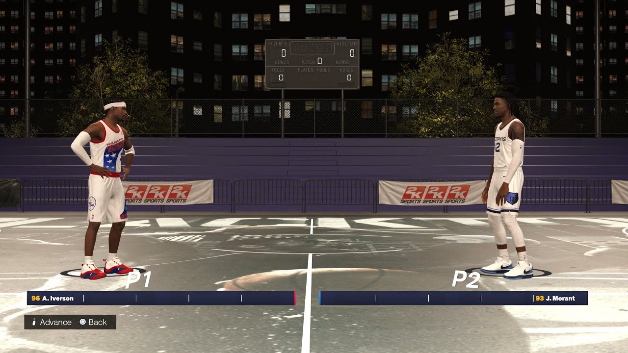 Allen Iverson vs Ja Morant | NBA 2K24 BLACKTOP 1v1