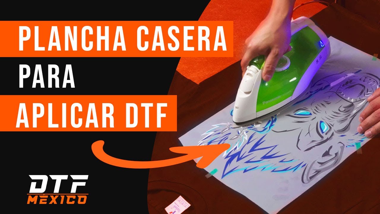 🔥 ¿Se puede usar una PLANCHA CASERA para DTF? (Resultados REALES + Trucos) | 🟠DTFMEXICO.MX