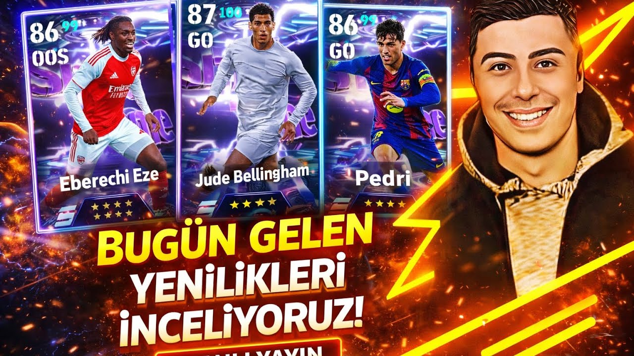 🔴CANLI YAYIN 🔥 BUGÜN GELEN YENİLİKLERİ İNCELİYORUZ! | eFootball Canlı 🔥Yeni kartlar 🔥💯 ✅✅🔥🇹🇷