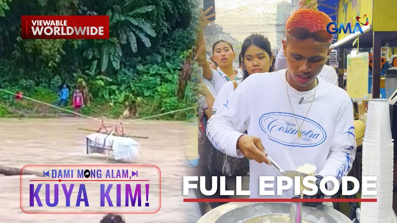 Tindero, mala-Chris Brown daw?!; Ataul, itinawid sa rumaragasang ilog! | Dami Mong Alam, Kuya Kim!