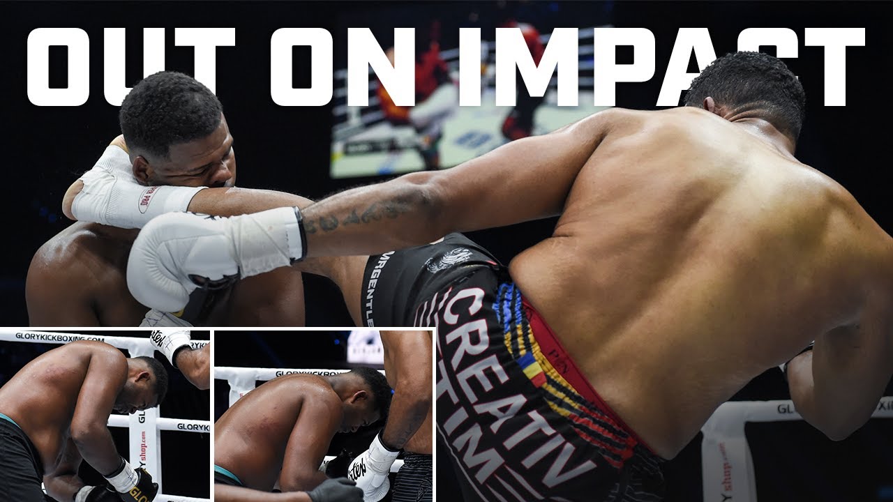 Hellacious Kickboxing Head-Kick KO's
