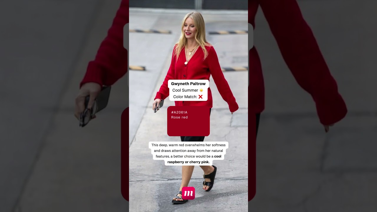 Gwyneth Paltrow Color Season Analysis: Rights and Wrongs 