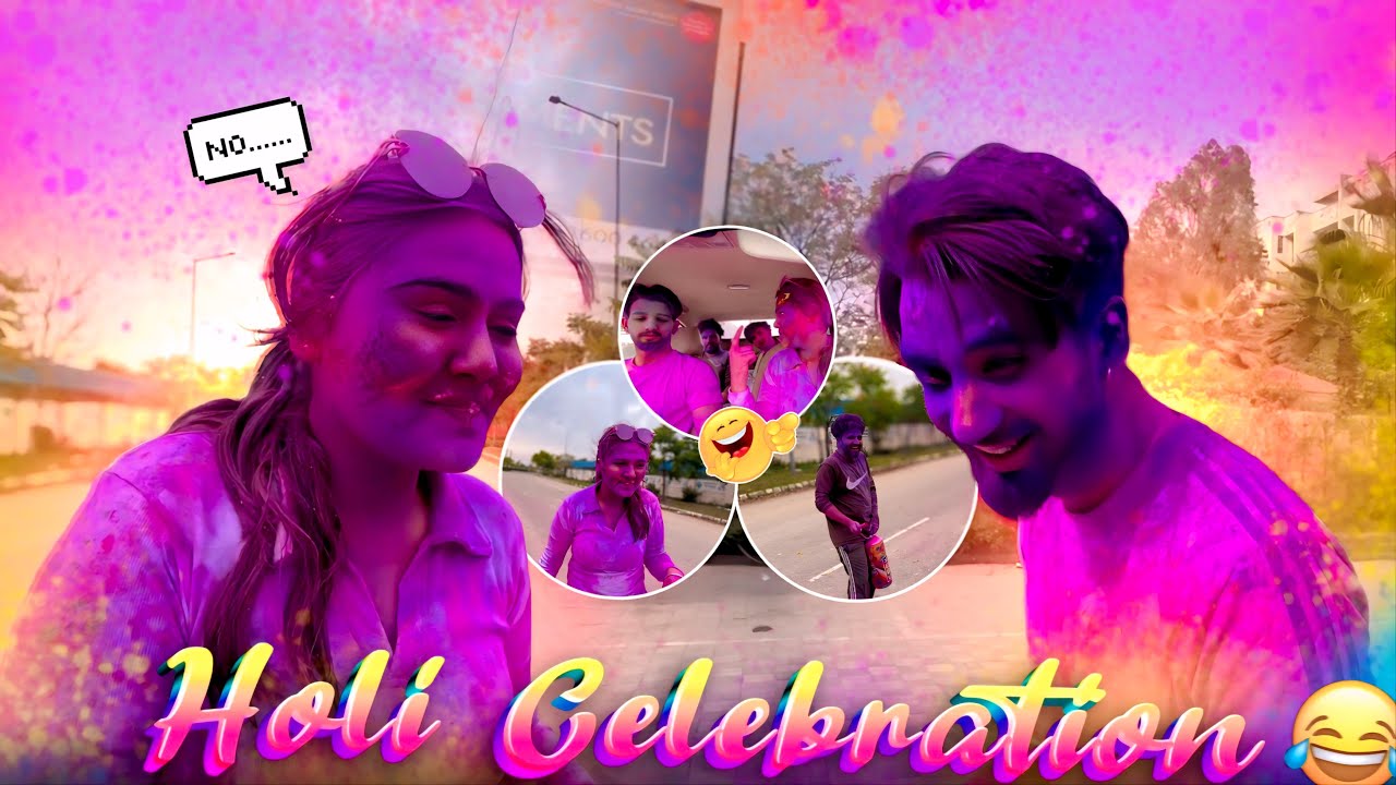 First Holi Together😍 || Holi Celebration Vlog❤️ || Simran kalsi