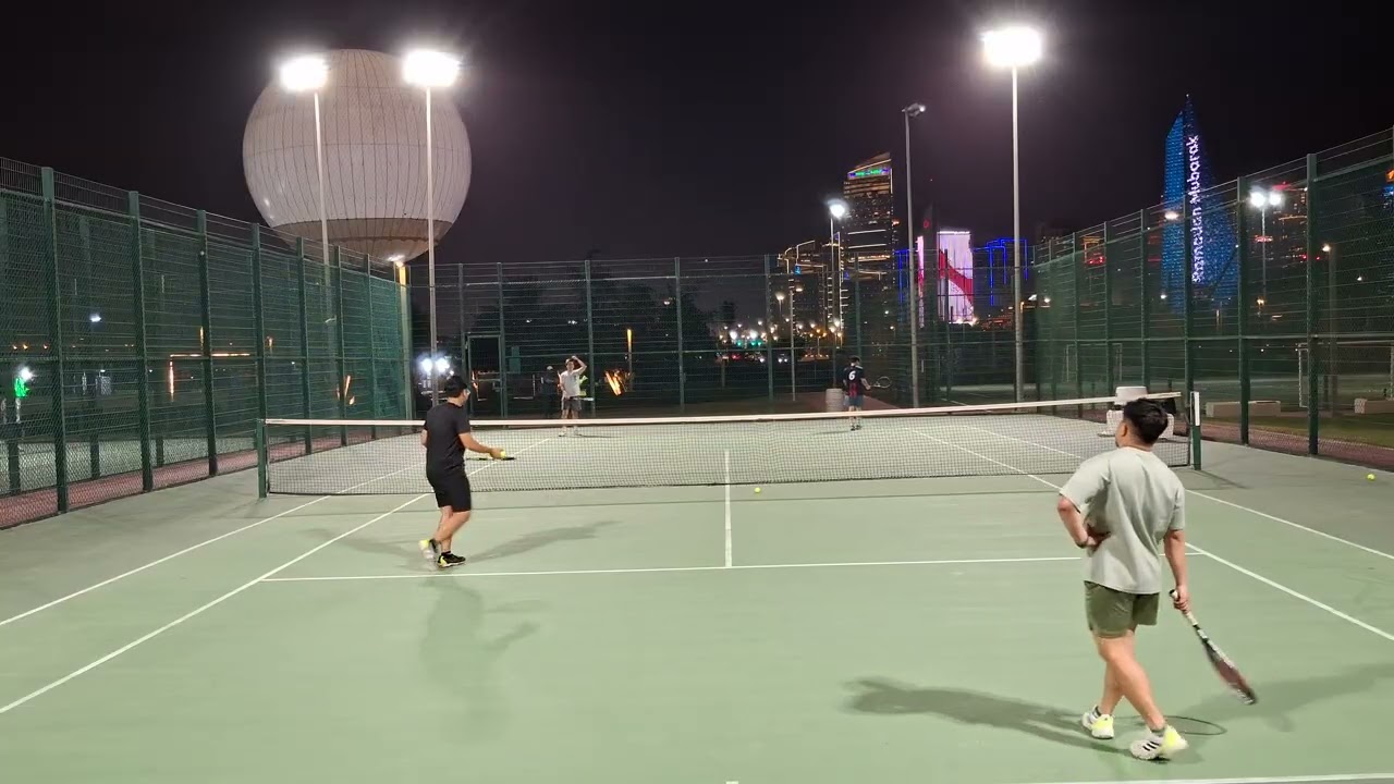 Night tennis
