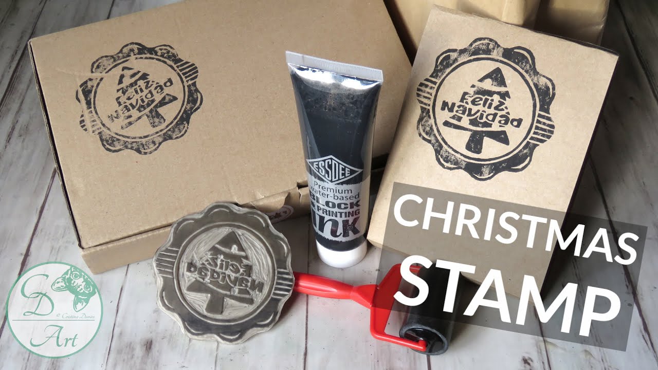 Making a Christmas STAMP with the Help of the CRICUT Joy