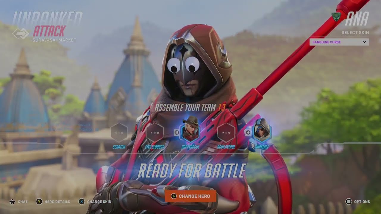 Ana annihilates everyone - No Commentary - Overwatch 2 (Xbox 1080p 60fps)