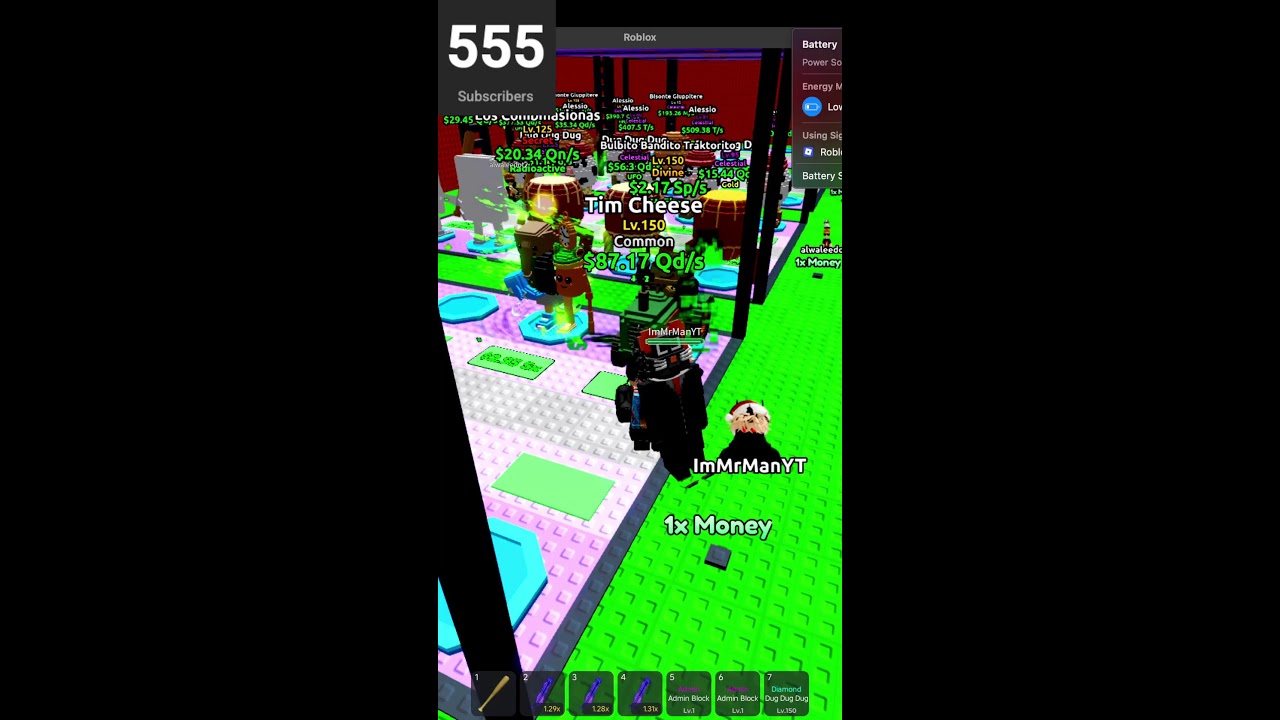 Admin Abuse in Escape Tsunami for Brainrots!