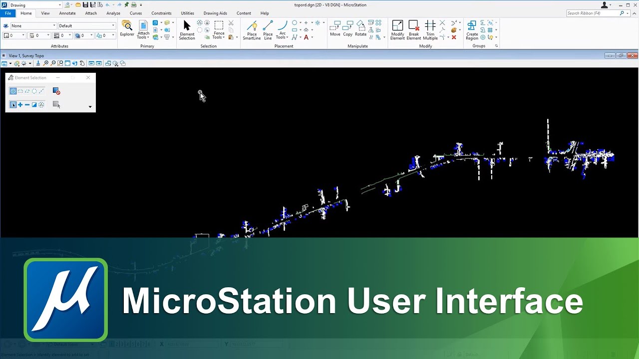 Part 2: The MicroStation CONNECT Edition User Interface