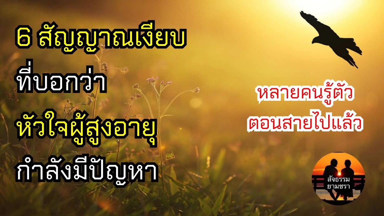 6 สัญญาณเงียบที่บอกว่าหัวใจผู้สูงอายุกำลังมีปัญหา | สัจธรรมผู้สูงอายุ