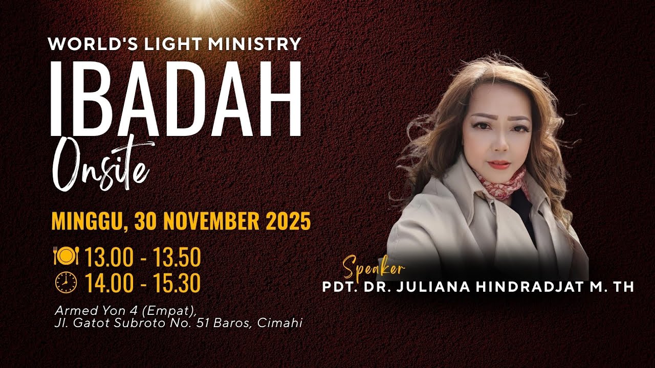 Pdt Juliana Hindrajat  30 Nov 2025