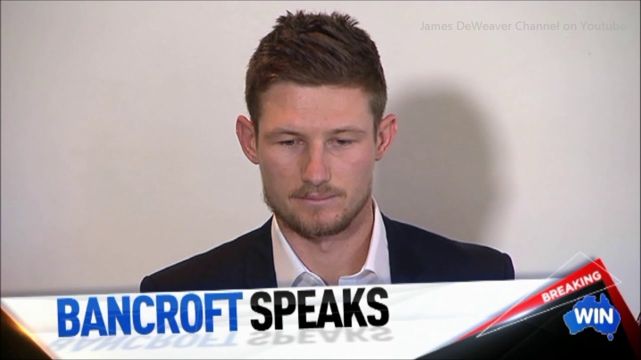 Cricketer Cameron Bancroft admits 