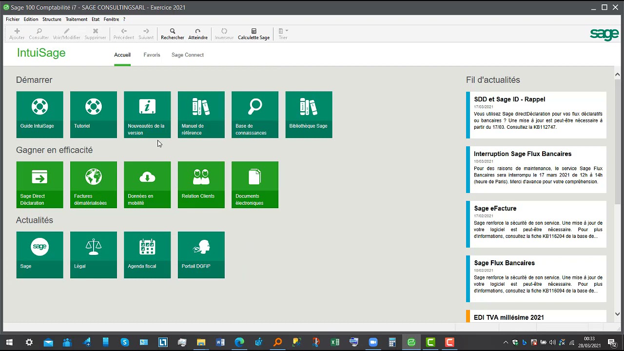 PARAMETRAGE COMPLETE SAGE COMPTABILITE:  PARTIE3  (VIDEO POUR EXPERT COMPTABLE)