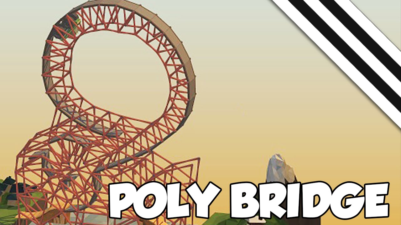 TRIPLO GIRO DELLA MORTE! - Poly Bridge ITA Gameplay [SpGioca]