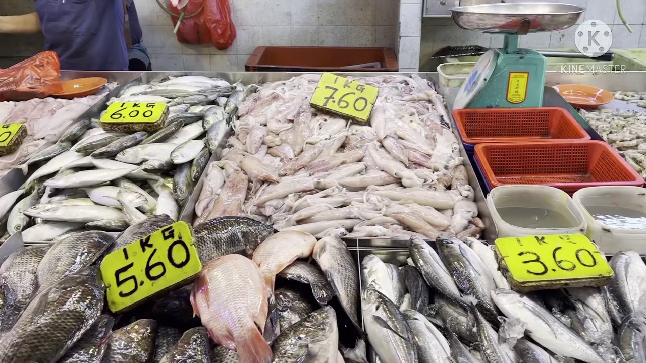 The cheapest wet market in Singapore 🇸🇬 “Pasar Geylang Serai Market” 🐟🦑🐠🦞🦀