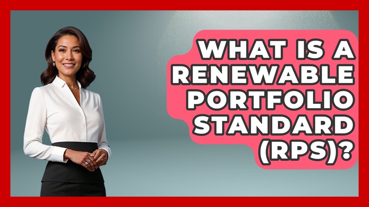 What Is A Renewable Portfolio Standard (RPS)? - The Right Politics