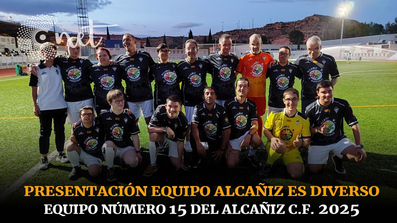 Presentación EQUIPO ALCAÑIZ es DIVERSO | Alcañiz C. F.  2025