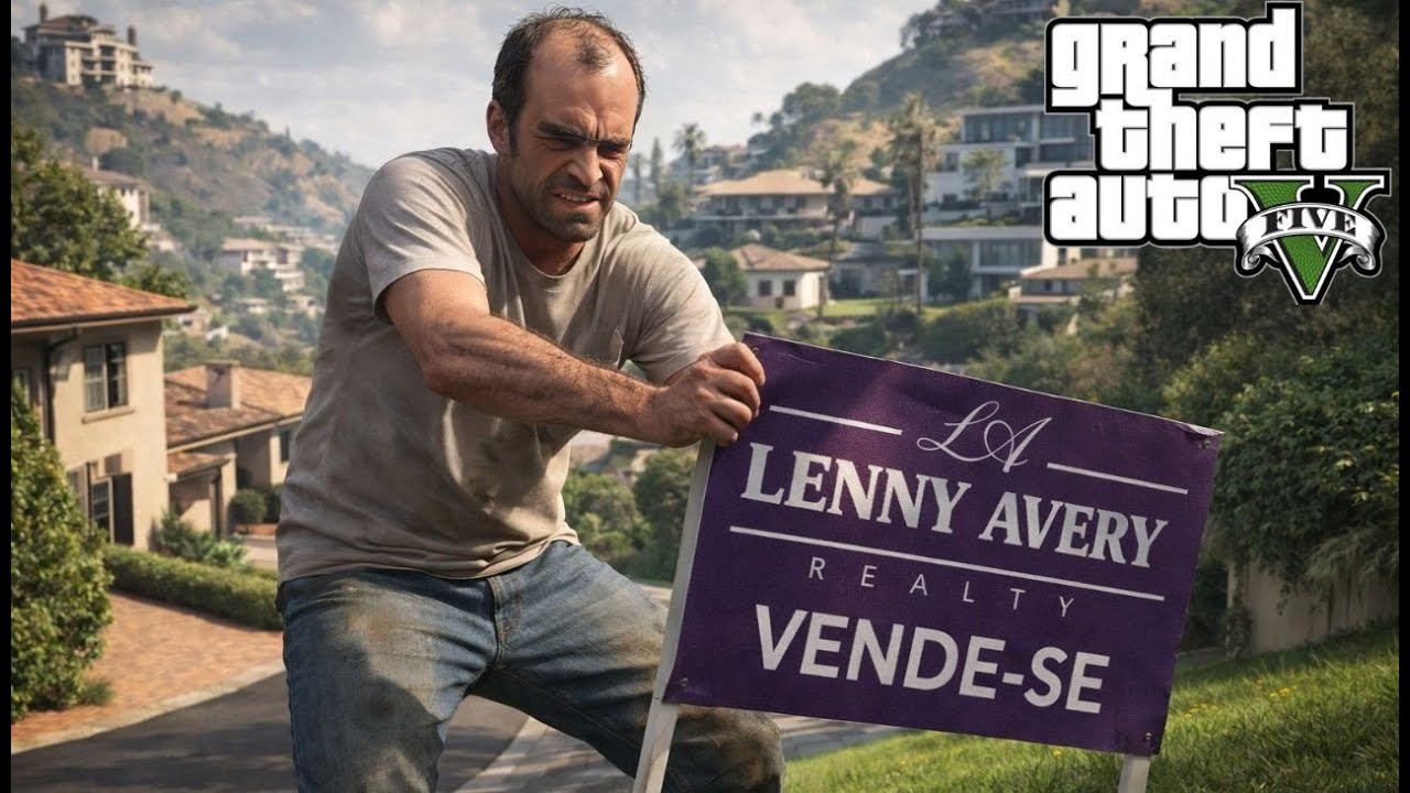 GTA V parte 27 Trevor e o destruidor de Placas de Imoveis