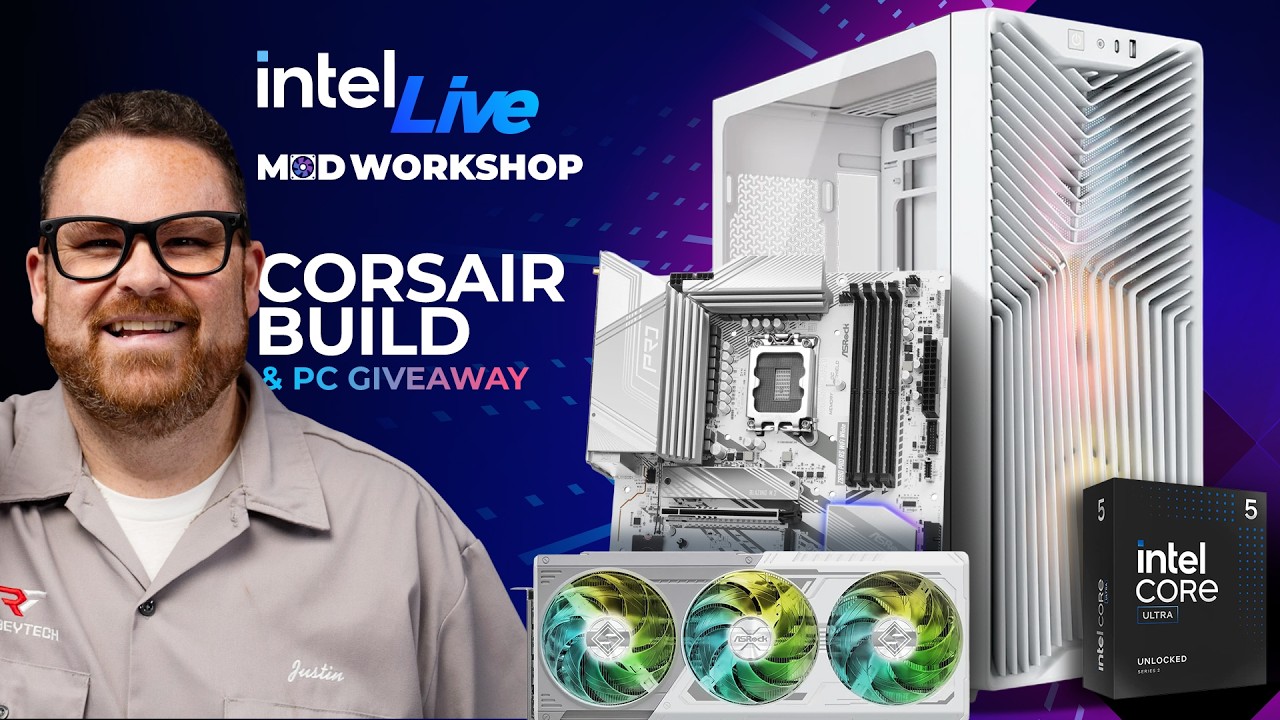 PC Giveaway + Building a $2000 Gaming PC in the Corsair 3200D (CU5 245K / Arc B580)