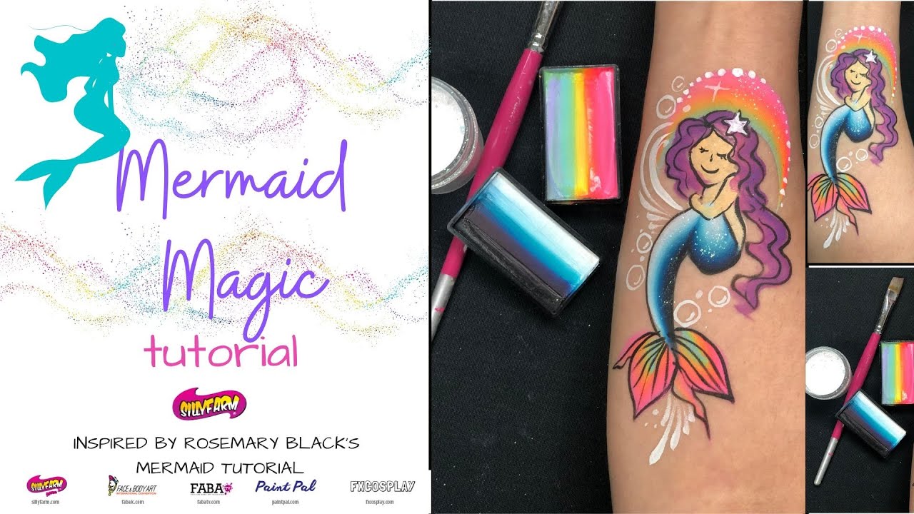 How to Paint a Mermaid - Face Paint