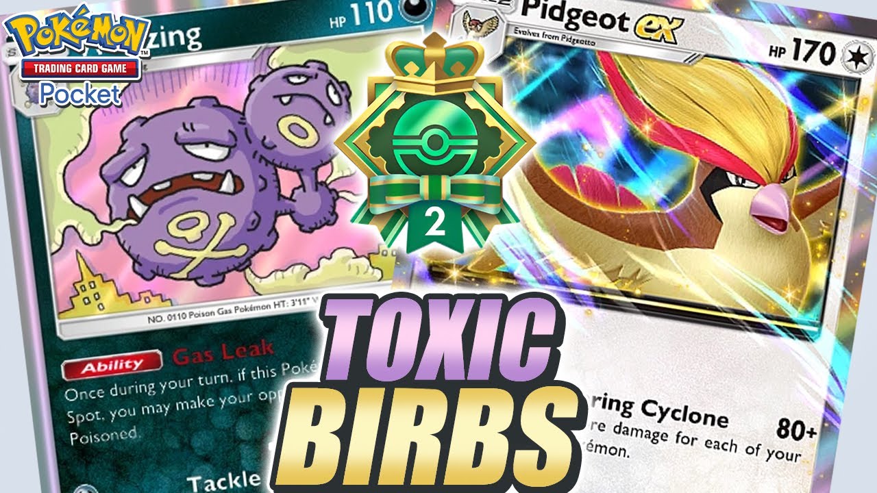 EASY 5-0 ! BEST PIDGEOT DECK for Win Streak Emblem Event - Pokemon TCG Pocket