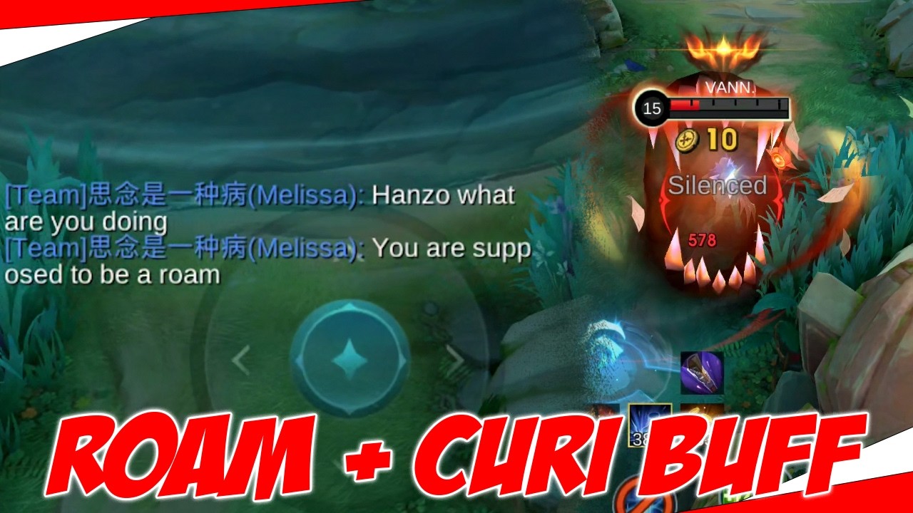 HANZO ROAM CURI BUFF NATALIA - MOBILE LEGENDS BANG BANG
