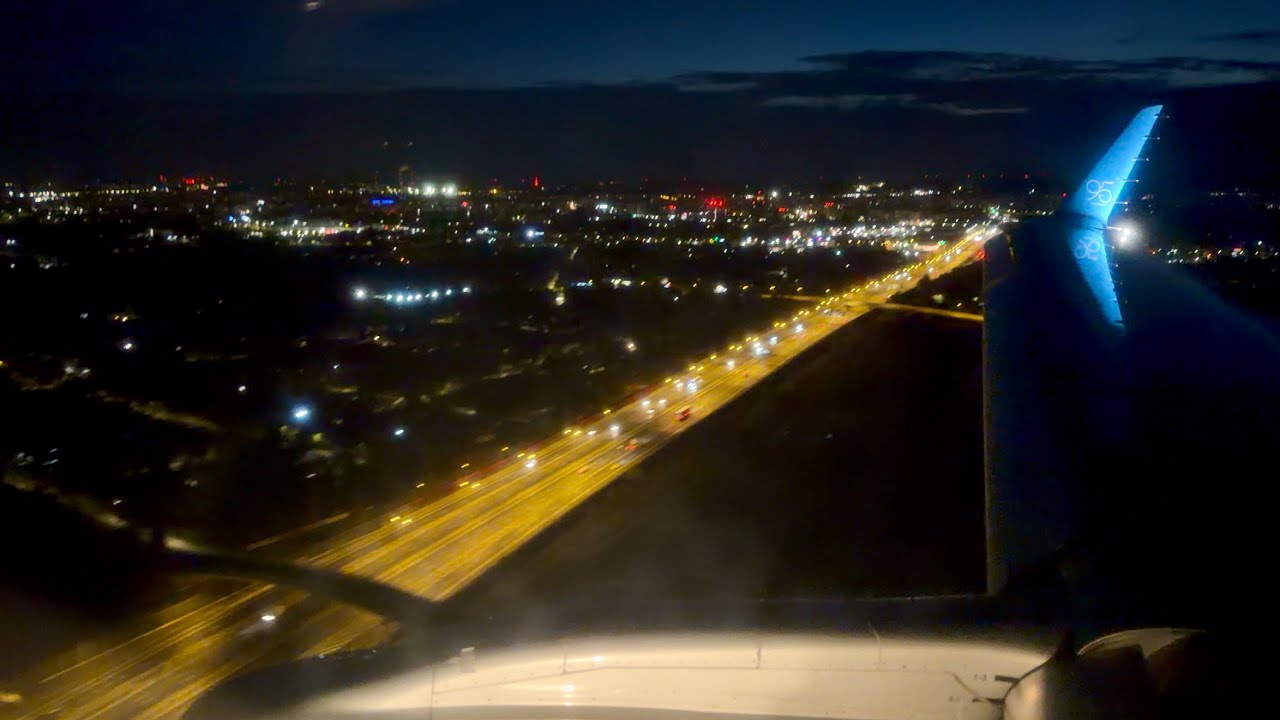 🛬 Morning Landing at Warsaw Chopin Airport, LOT Polish Airlines Embraer 175 🇵🇱