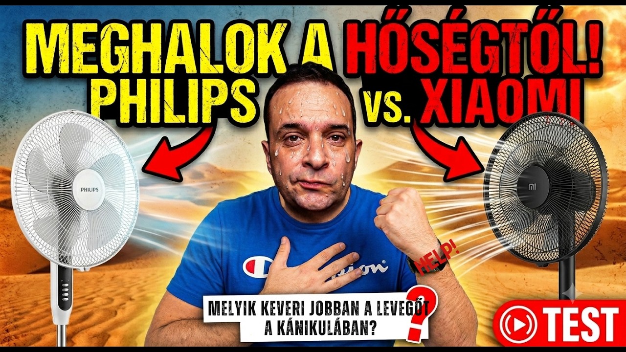 NE VEGY&Eacute;L VENTIL&Aacute;TORT, AM&Iacute;G EZT NEM L&Aacute;TTAD! 😱 (Philips vs. Xiaomi)