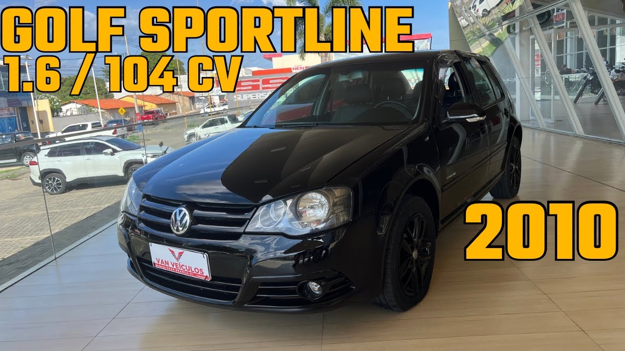 GOLF SPORTLINE 1.6 2010! O golf mais interessante para se comprar hoje! Ainda vale a pena? Avaliação